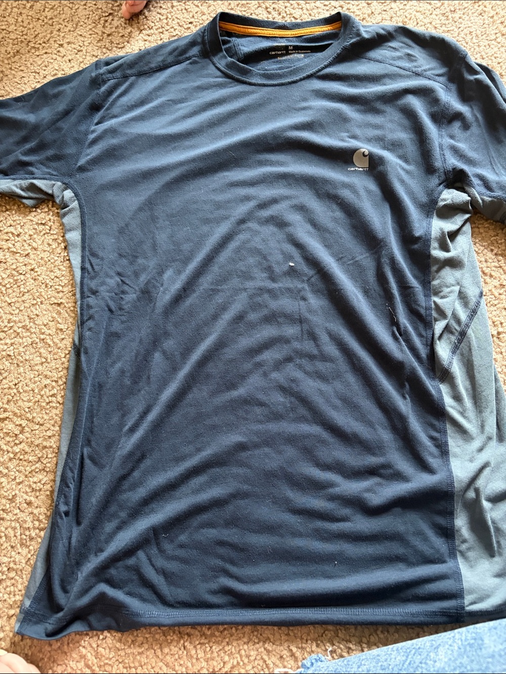 B54 Carhartt Md Force  Men’s Blue Short-Sleeve Performance Tee